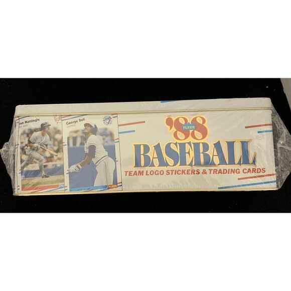 Fleer 1988 Baseball Team Logo Stickers & Trading Cards Factory Sealed Item 571 - Picture 2 of 7